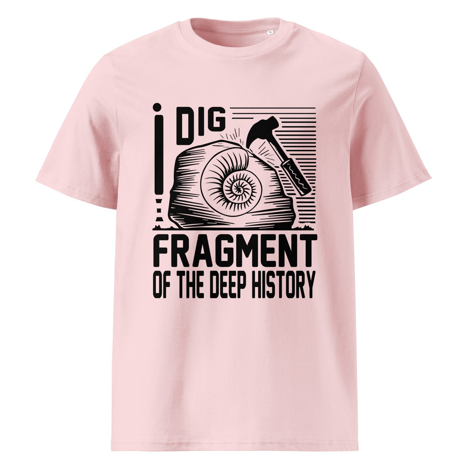 I Dig FRAGMENT of the deep history - Unisex organic cotton t-shirt
