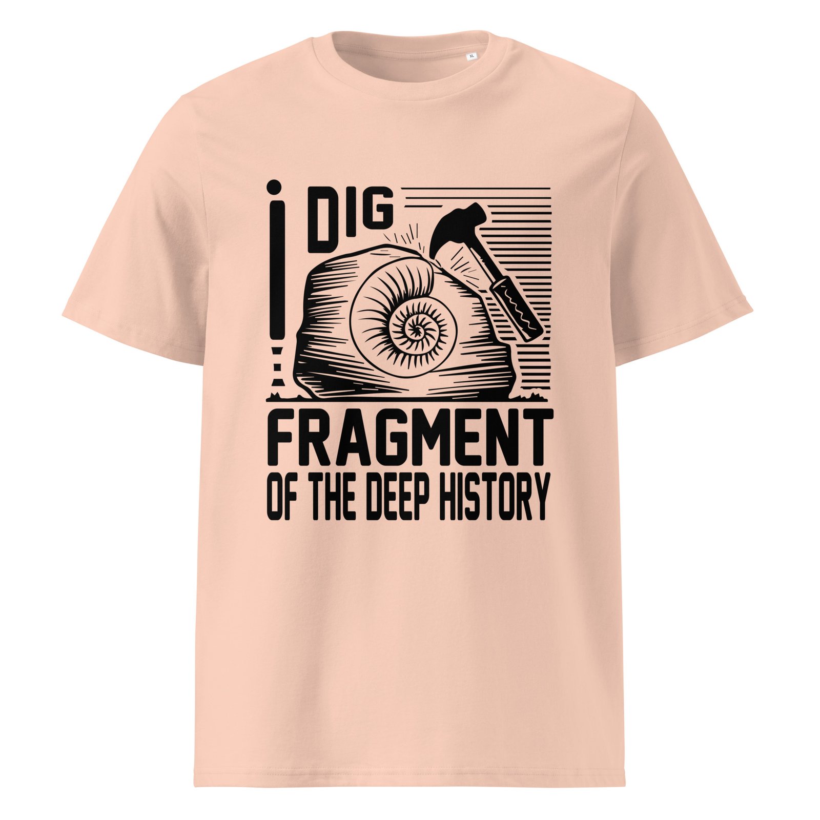 I Dig FRAGMENT of the deep history - Unisex organic cotton t-shirt - Image 4