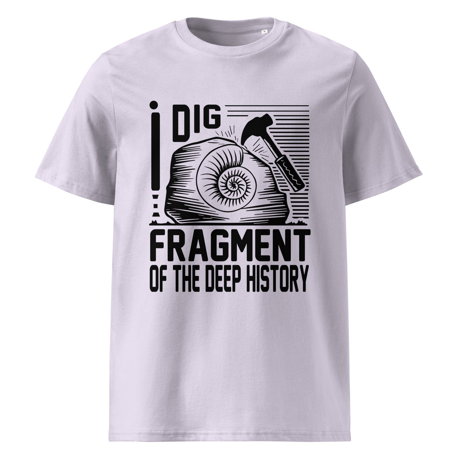 I Dig FRAGMENT of the deep history - Unisex organic cotton t-shirt - Image 5