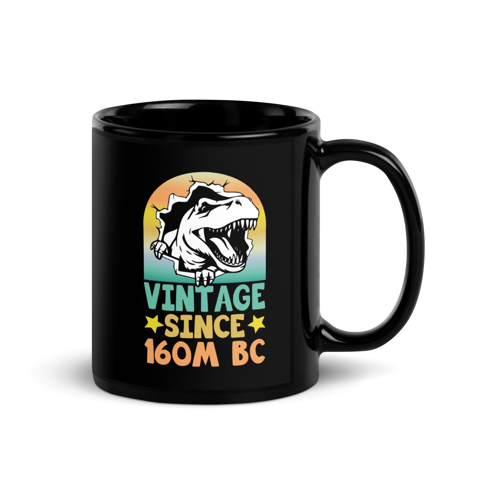 Vintage Since 160M BC Black Mug