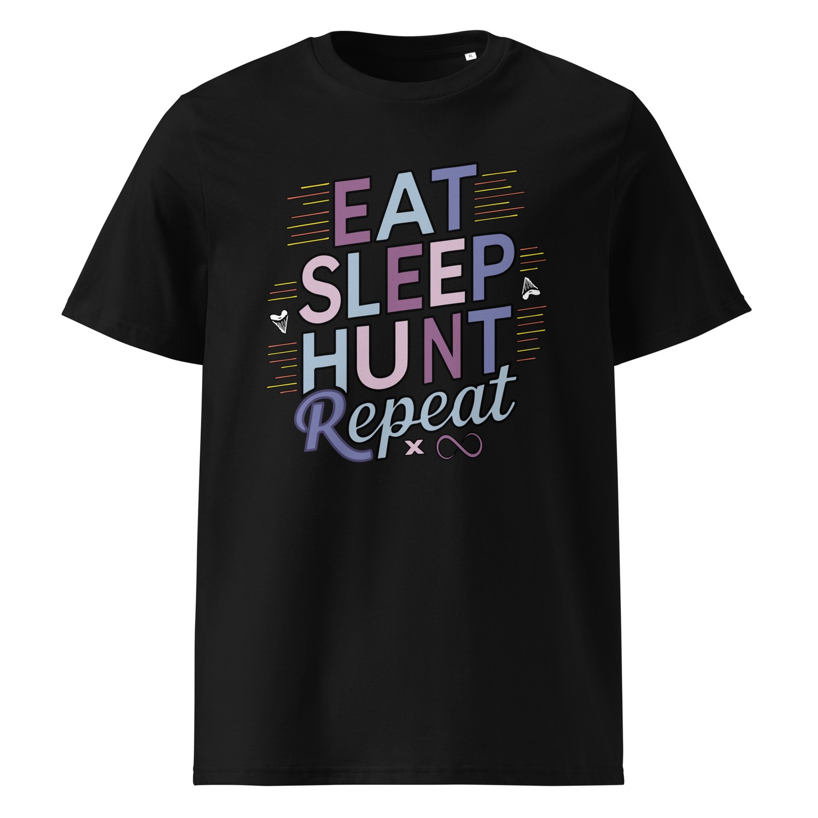 "Eat Sleep Hunt Repeat" Unisex organic cotton t-shirt